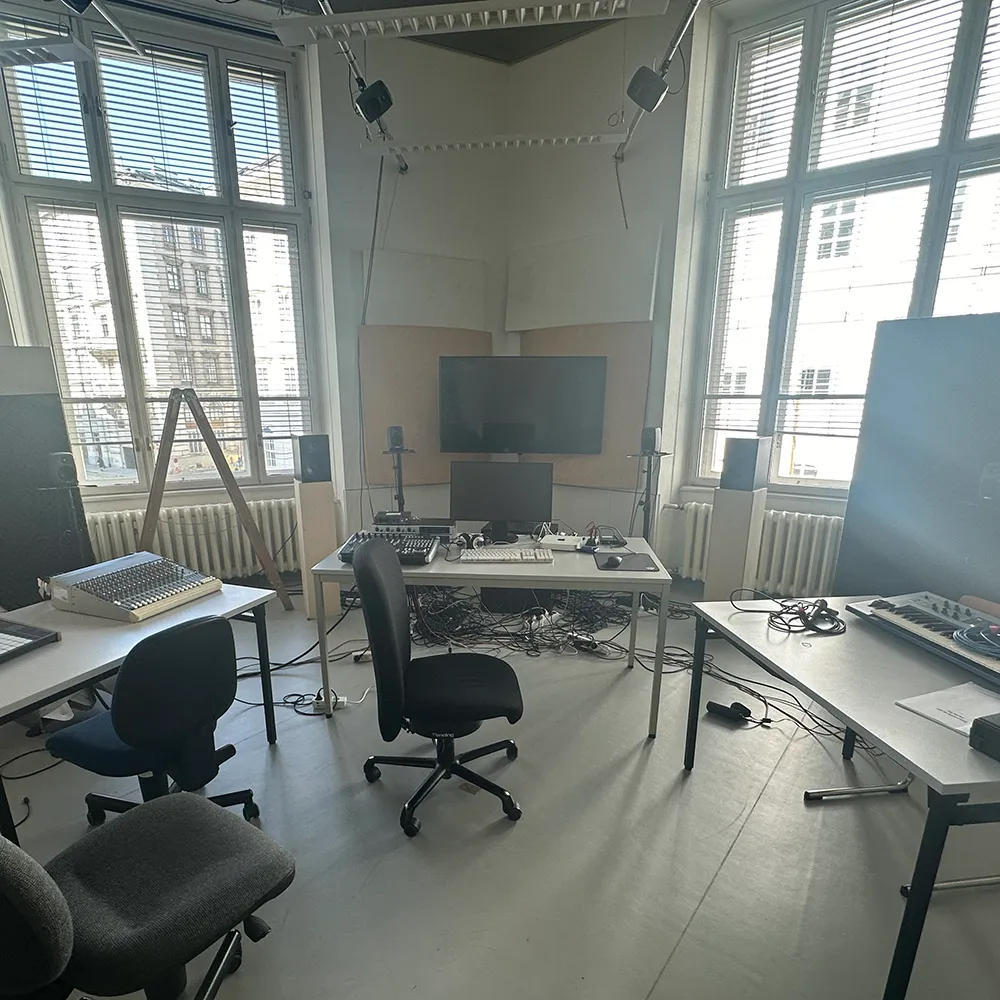 Spatial sound setup in the Sound Lab